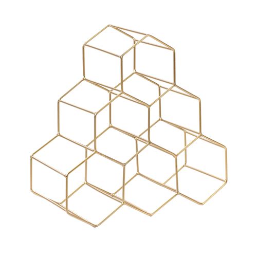 Porte-bouteille Listowel Métal Doré