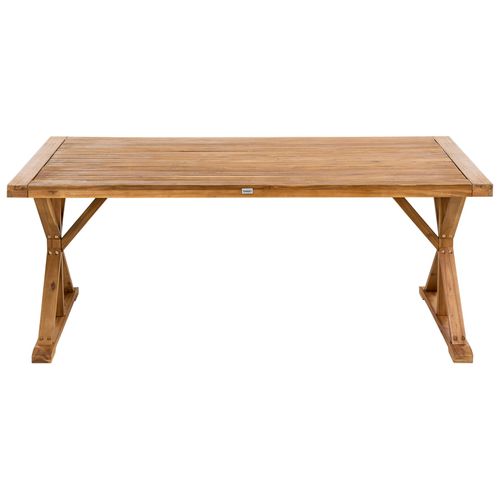 Table De Salle à Manger De Jardin Calabritto 90 Cm 180 Cm Acacia Marron