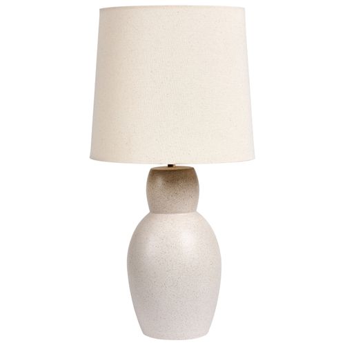 Lampe à Poser Deduru Céramique Beige