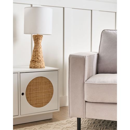 Lampe à Poser Atrai Fibre De Jacinthe D'eau Naturel