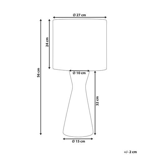Lampe à Poser Atrai Fibre De Jacinthe D'eau Naturel