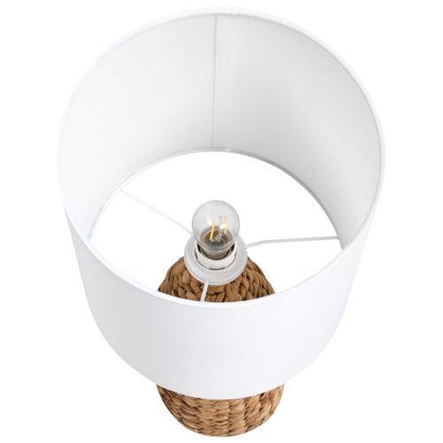 Lampe à Poser Mahaweli Fibre De Jacinthe D'eau Naturel