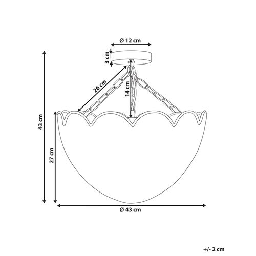 Lampe Suspension Mandekal Rotin Naturel