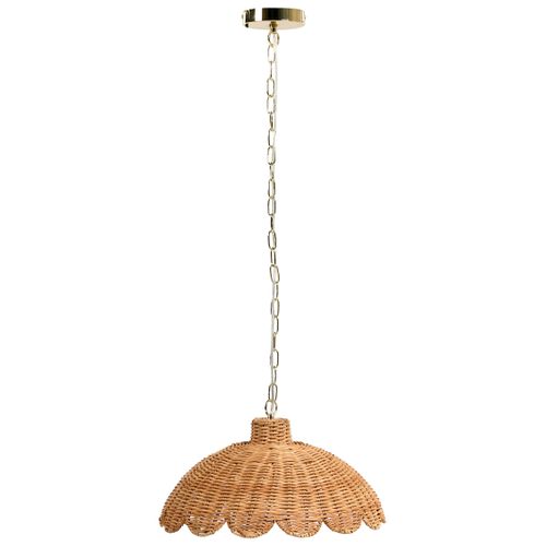 Lampe Suspension Kukule Rotin Naturel