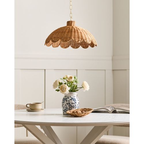 Lampe Suspension Kukule Rotin Naturel
