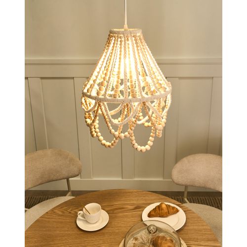 Lustre Menik Bois Marron Clair