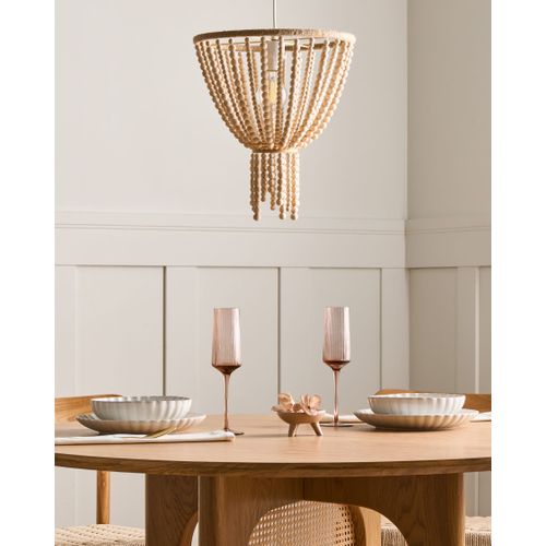 Lustre Pusweli Bois Marron Clair