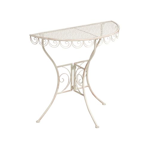 Ensemble Pour Bistro Juina Métal Beige Clair