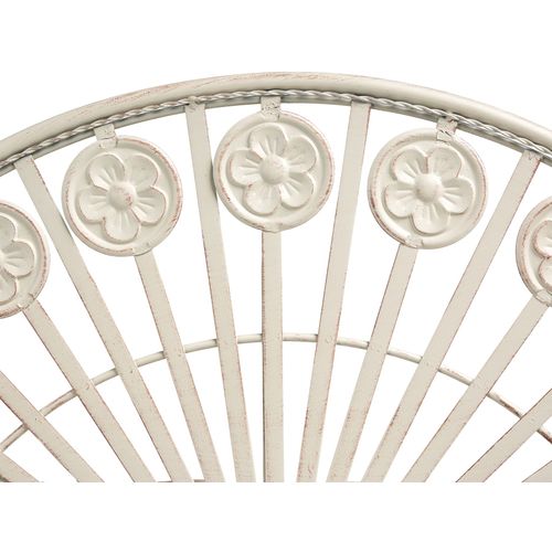 Table Bistrot Coggia 80 Cm 37 Cm Métal Beige Clair