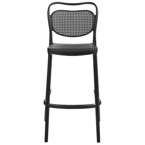 Lot De 2 Chaises De Bar De Jardin Celleno Noir