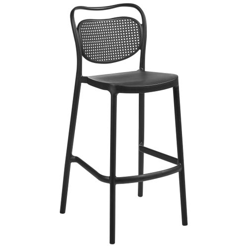 Lot De 2 Chaises De Bar De Jardin Celleno Noir