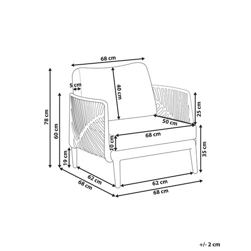 Fauteuil De Jardin Saturnia Gris