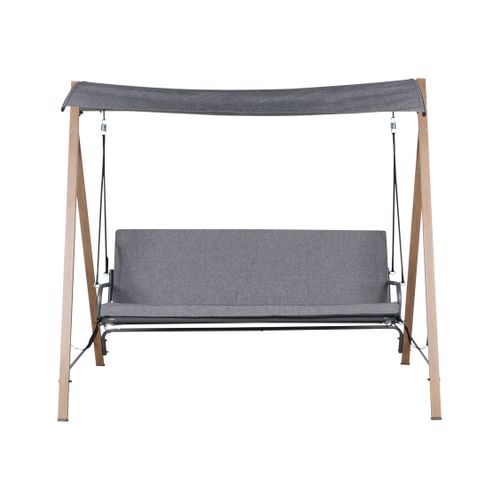 Balancelle De Jardin Bonagia Métal Gris
