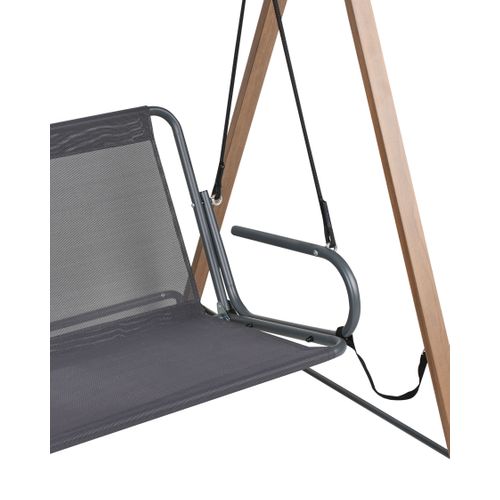 Balancelle De Jardin Bonagia Métal Beige