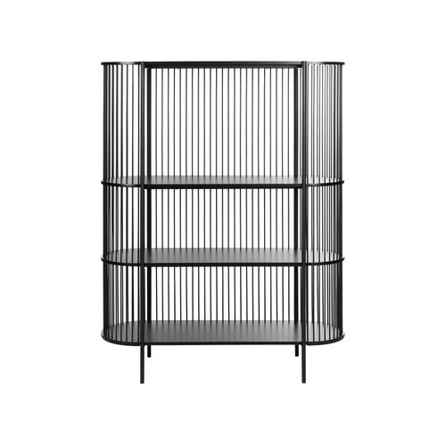 Étagère à 3 Niveaux Birson 151 Cm Noir