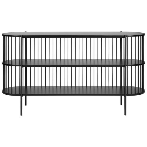 Étagère à 2 Niveaux Birson 80 Cm Noir