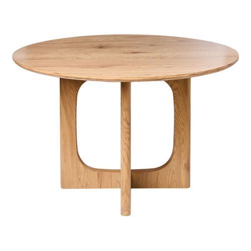 Table De Repas Karlo Marron Clair 120 Cm 120 Cm