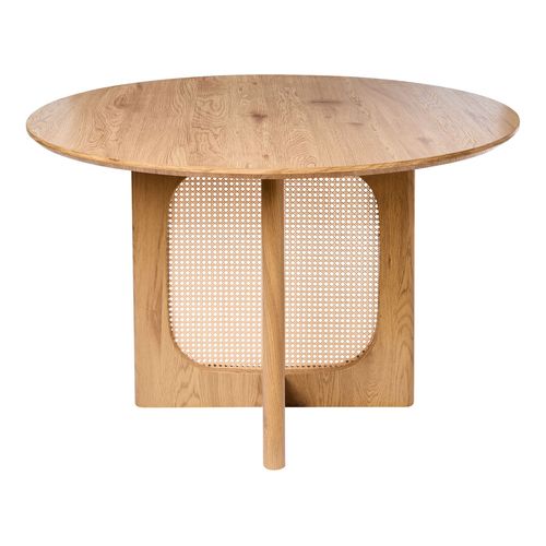 Table De Repas Karlo Marron Clair 120 Cm 120 Cm