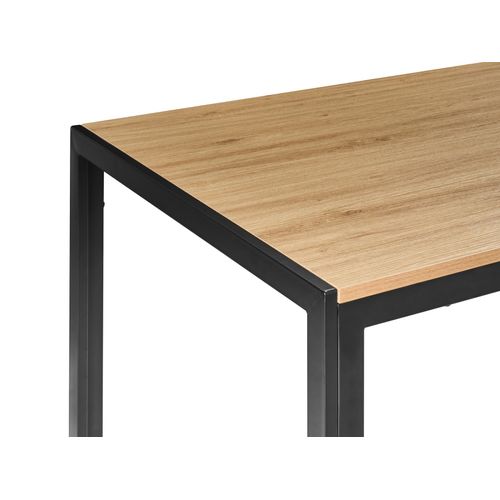 Table De Repas Mann Marron/noir 120 Cm 70 Cm