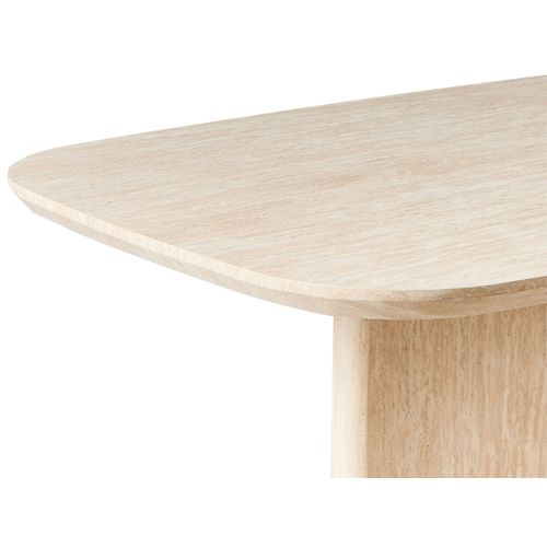 Table De Repas Travers Effet Travertin 180 Cm 90 Cm