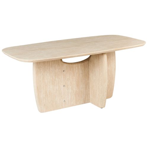Table De Repas Travers Effet Travertin 180 Cm 90 Cm