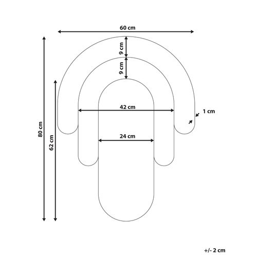 Miroir Mespaul 60 Cm 80 Cm Multicolore