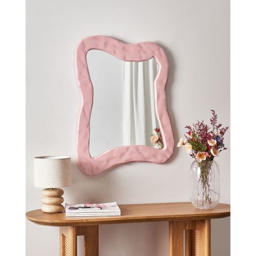 Miroir Pencran 60 Cm 80 Cm Rose