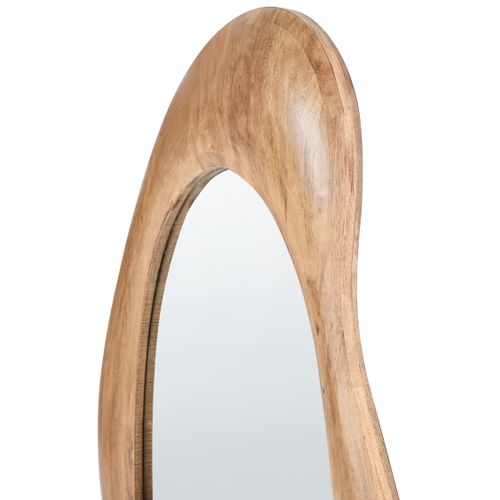 Miroir Hourtin 68 Cm 100 Cm Bois Marron