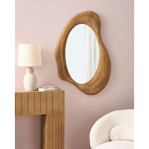 Miroir Hourtin 68 Cm 100 Cm Bois Marron