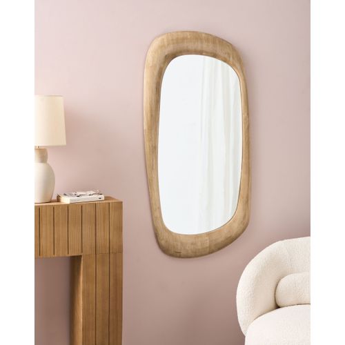 Miroir Trizay 57 Cm 120 Cm Bois Marron