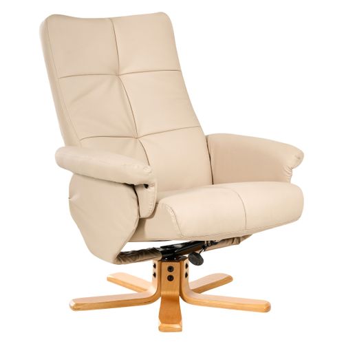 Fauteuil Inclinable Epse Cuir Pu Beige