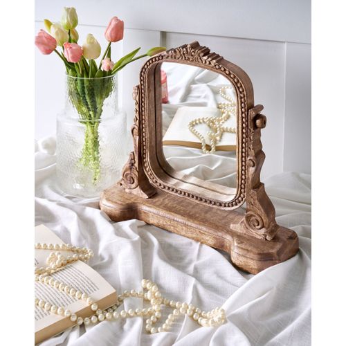 Miroir De Table Diszna Marron