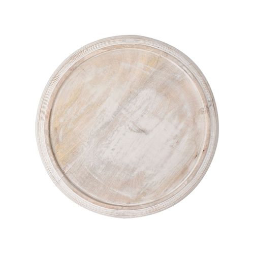 Support à Gâteaux Zagazig Bois De Manguier Marron Clair