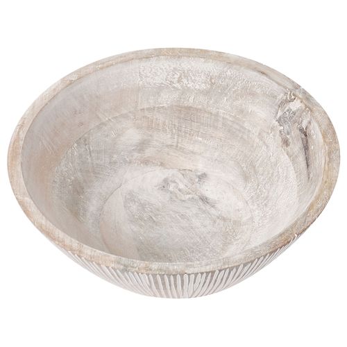 Lot De 2 Bols Décoratifs Siwa Bois De Manguier Marron Clair