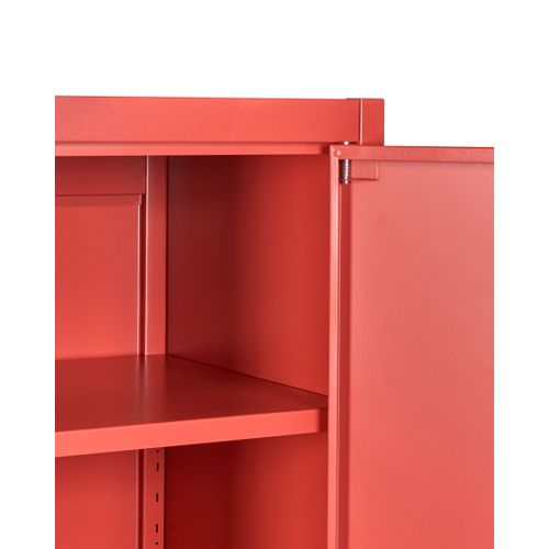 Meuble De Rangement Feldspar Métal Rouge