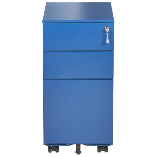 Meuble De Rangement Bolsena Métal Bleu