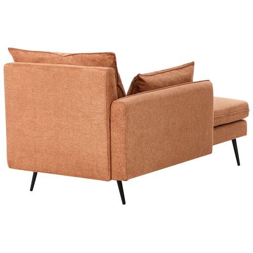 Méridienne Côté Droit Yerres Tissu Orange