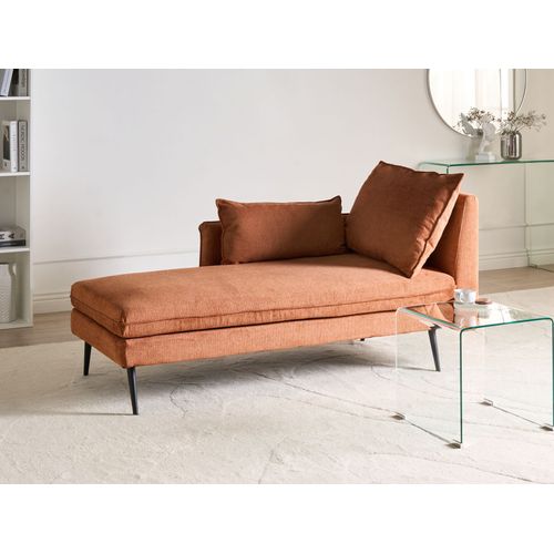 Méridienne Côté Droit Yerres Tissu Orange