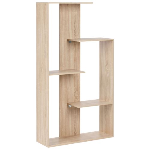 Bibliothèque 3 Étagères Kahntah 163 Cm Marron Clair