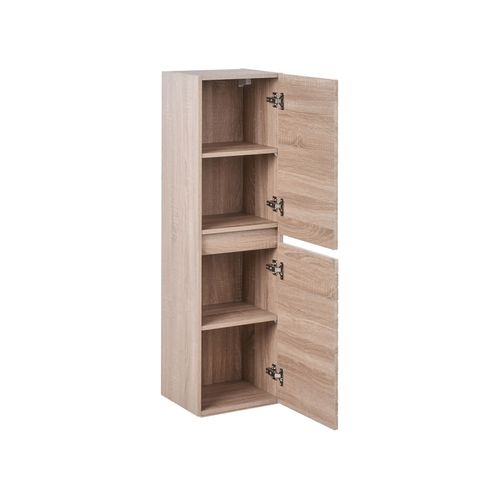 Armoire Murale De Salle De Bains Urucu 35 Cm Marron Clair