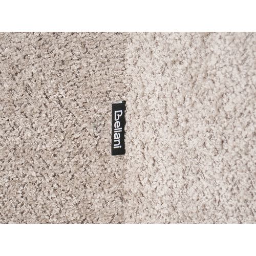 Pouf Scotia Tissu Chenille Marron Clair