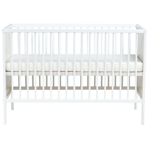 Lit De Bébé Zama 60 X 120 Cm Blanc