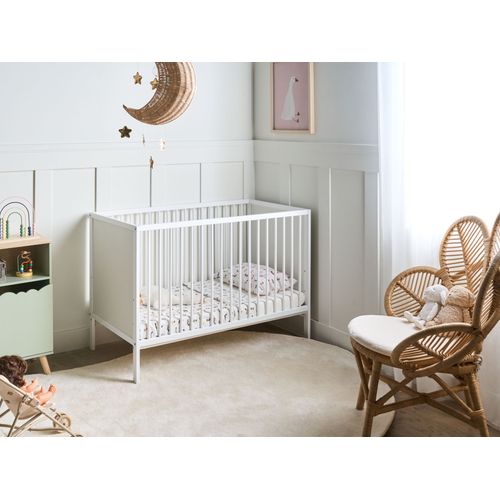 Lit De Bébé Zama 60 X 120 Cm Blanc