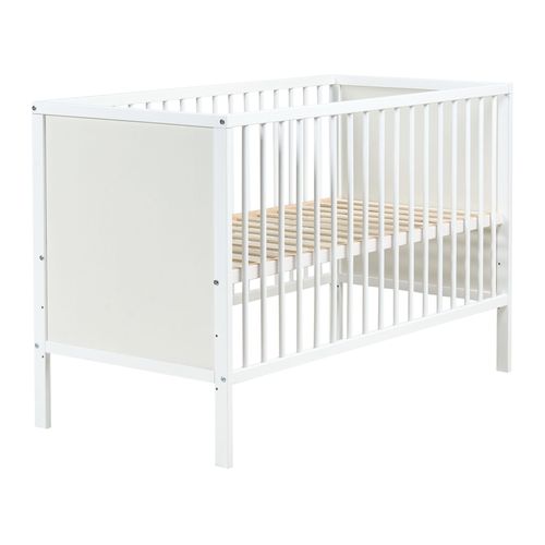 Lit De Bébé Zama 60 X 120 Cm Blanc