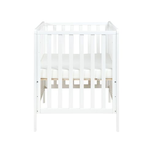 Lit De Bébé Bois De Pin Kiama 60 X 120 Cm Blanc
