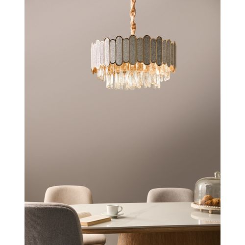 Lustre Aguarico Verre Laiton