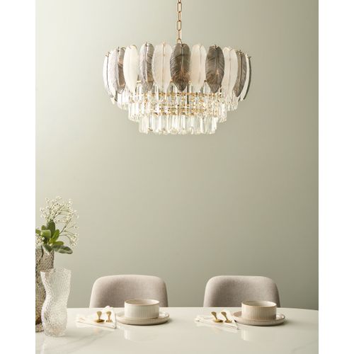 Lustre Canagua Verre Laiton