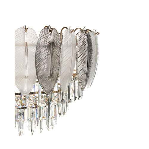 Lustre Canagua Verre Laiton