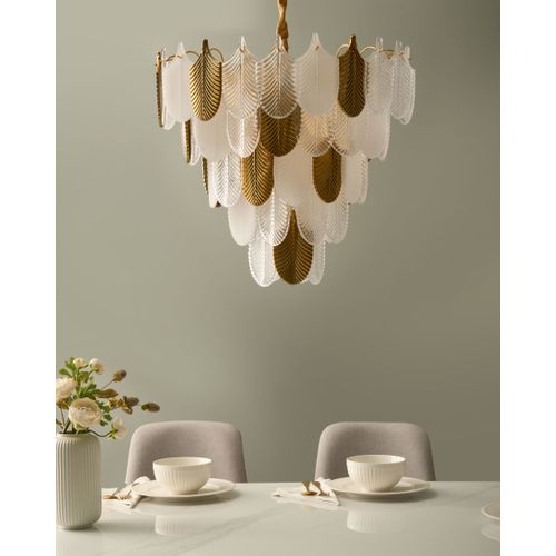 Lustre Aguirre Verre Laiton