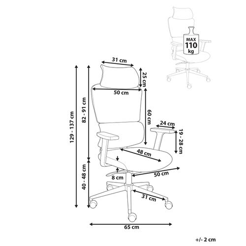 Fauteuil De Bureau Omega Noir